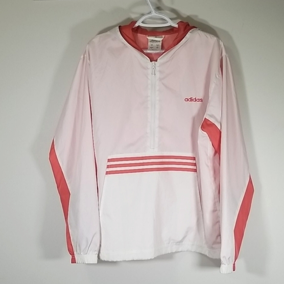 Adidas Women's Hooded Light Weight Jacket Size L - Picture 4 of 8